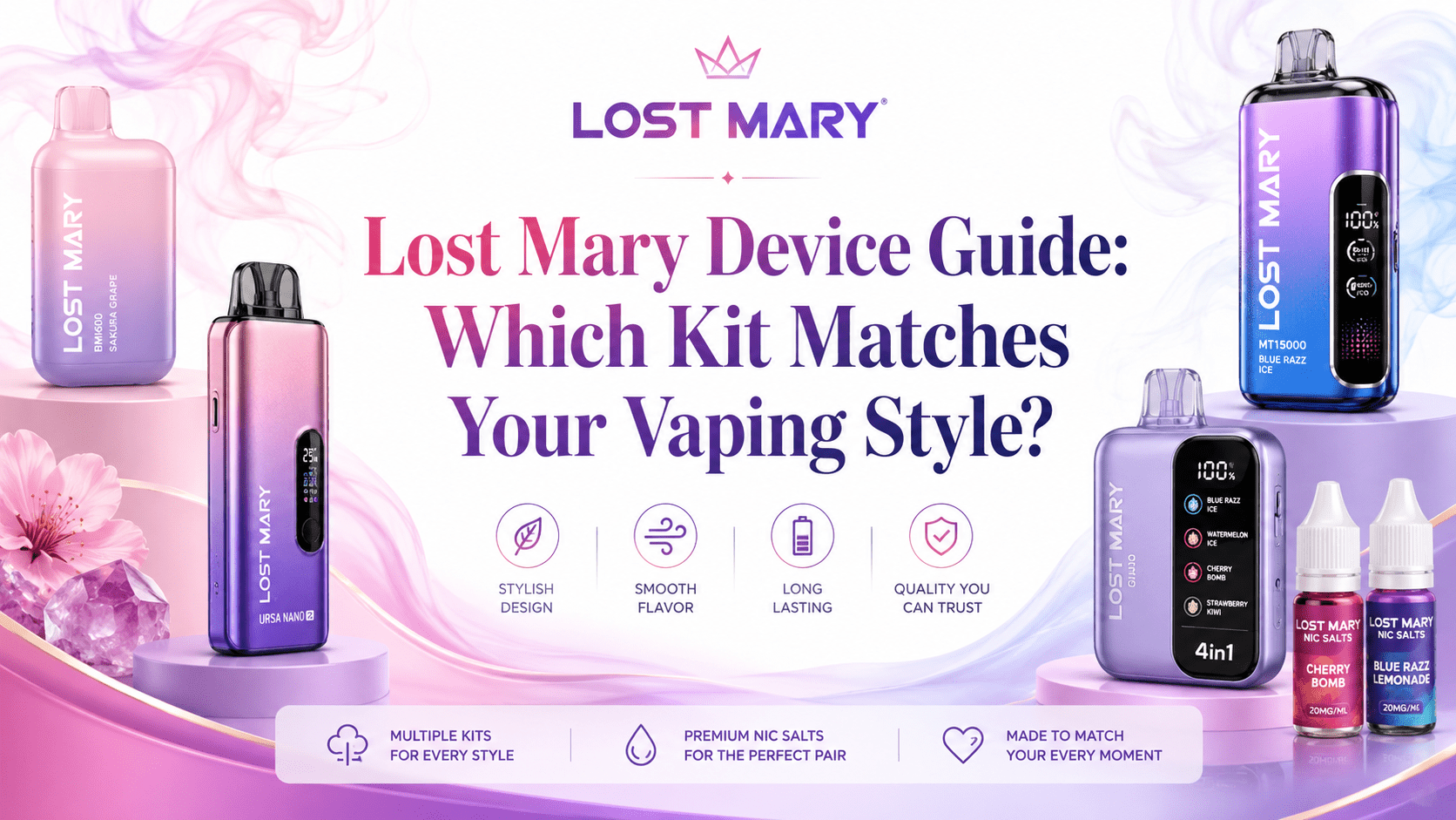 Lost Mary Device Guide: Which Kit Matches Your Vaping Style? - Planet Puff
