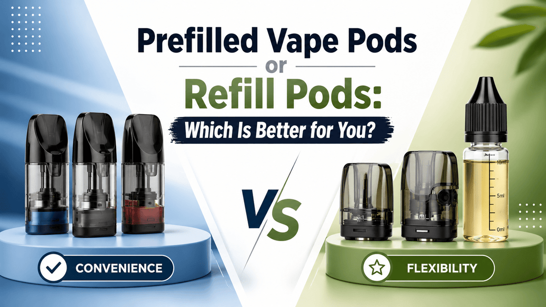 Prefilled Vape Pods or Refill Pods: Which Is Better for You? - Planet Puff