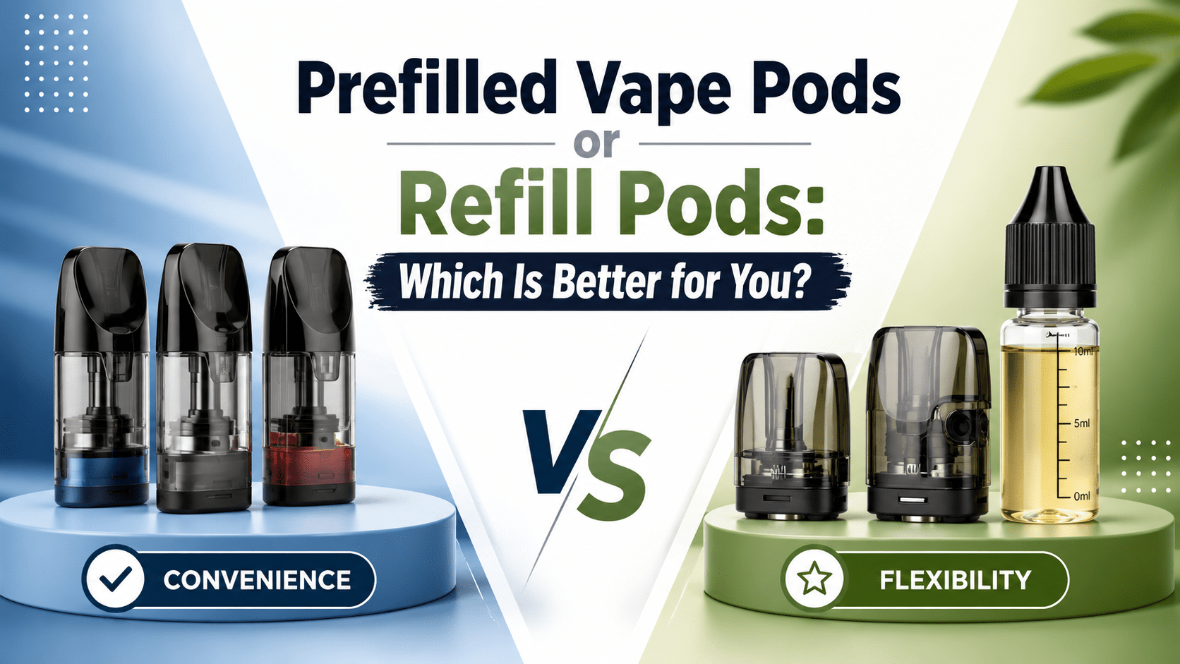 Prefilled Vape Pods or Refill Pods: Which Is Better for You? - Planet Puff