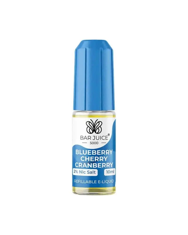 Bar Juice 5000 Nic Salt 10ml (10-Pack) - Bluberry Cherry Cranberry-Planet Puff