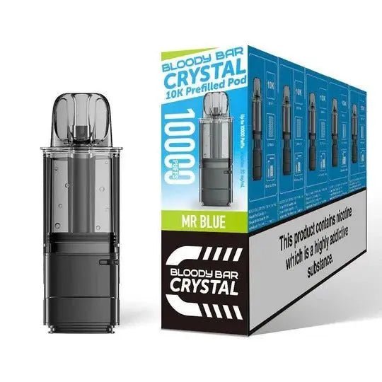 Bloody Bar 10K Crystal Refill Pods - Mr Blue-Planet Puff