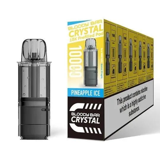 Bloody Bar 10K Crystal Refill Pods - Pineapple Ice-Planet Puff