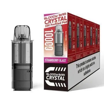 Bloody Bar 10K Crystal Refill Pods - Strawberry Blast-Planet Puff