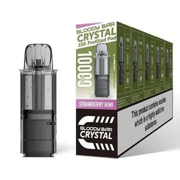Bloody Bar 10K Crystal Refill Pods - Strawberry Kiwi-Planet Puff