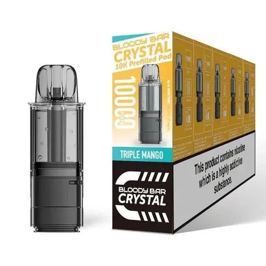 Bloody Bar 10K Crystal Refill Pods - Triple Mango-Planet Puff
