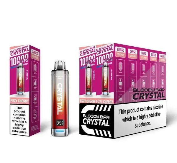 Bloody Bar Crystal 10K Prefilled Vape Kit - Fizzy Cherry-Planet Puff