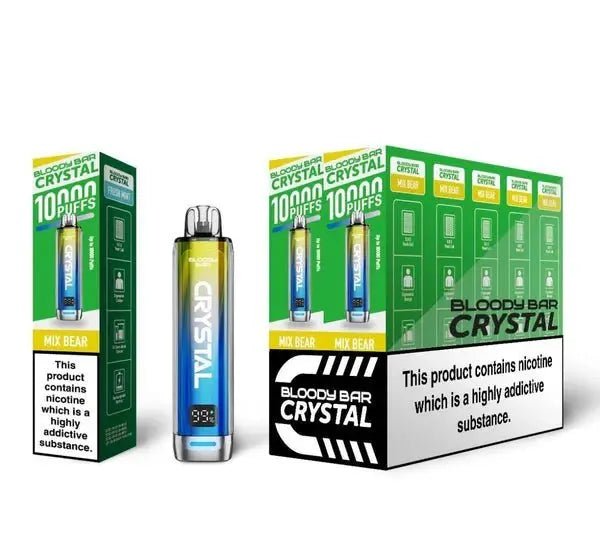 Bloody Bar Crystal 10K Prefilled Vape Kit - Mixed Bear-Planet Puff