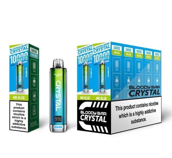 Bloody Bar Crystal 10K Prefilled Vape Kit - Mr. Blue-Planet Puff