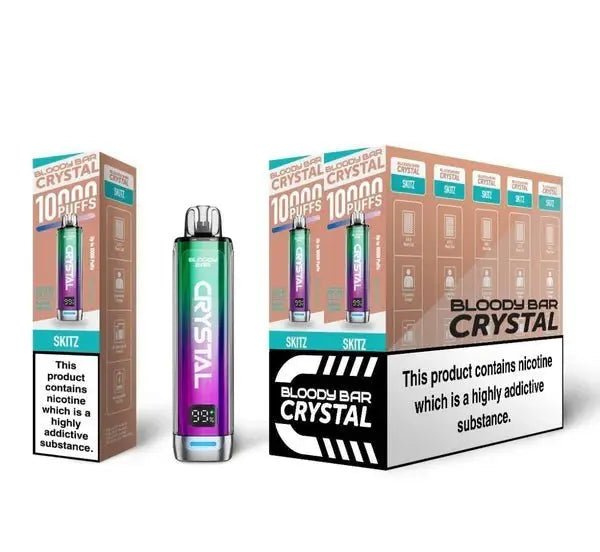 Bloody Bar Crystal 10K Prefilled Vape Kit - Rainbow-Planet Puff