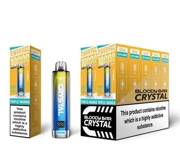 Bloody Bar Crystal 10K Prefilled Vape Kit - Triple Mango-Planet Puff