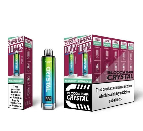 Bloody Bar Crystal 10K Prefilled Vape Kit - Watermelon Ice-Planet Puff
