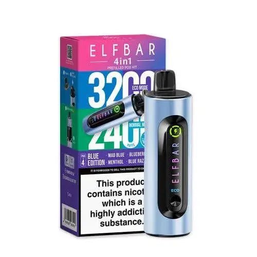 Elf Bar 4 - in - 1 3200 Prefilled Pod Kit (Pack of 5) - varient_name - Planet Puff