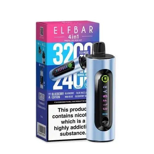 Elf Bar 4 - in - 1 3200 Prefilled Pod Kit (Pack of 5) - varient_name - Planet Puff