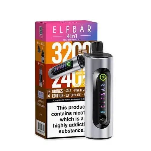 Elf Bar 4 - in - 1 3200 Prefilled Pod Kit (Pack of 5) - varient_name - Planet Puff