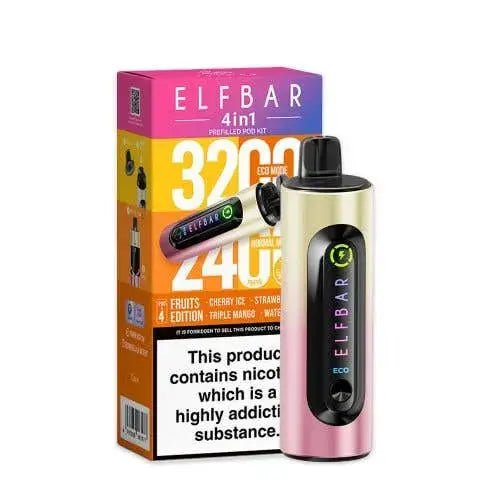 Elf Bar 4 - in - 1 3200 Prefilled Pod Kit (Pack of 5) - varient_name - Planet Puff