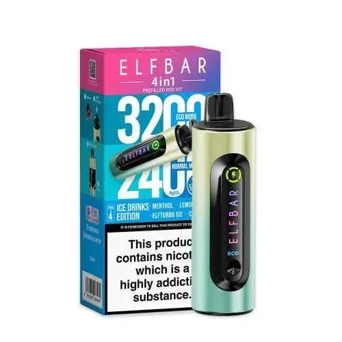 Elf Bar 4 - in - 1 3200 Prefilled Pod Kit (Pack of 5) - varient_name - Planet Puff