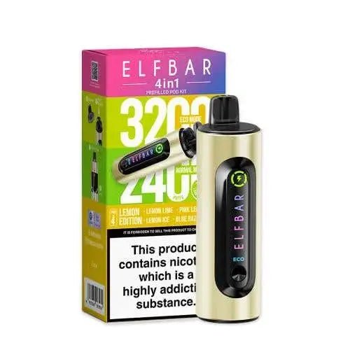 Elf Bar 4 - in - 1 3200 Prefilled Pod Kit (Pack of 5) - varient_name - Planet Puff