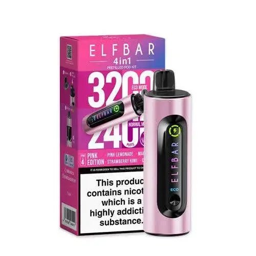 Elf Bar 4 - in - 1 3200 Prefilled Pod Kit (Pack of 5) - varient_name - Planet Puff