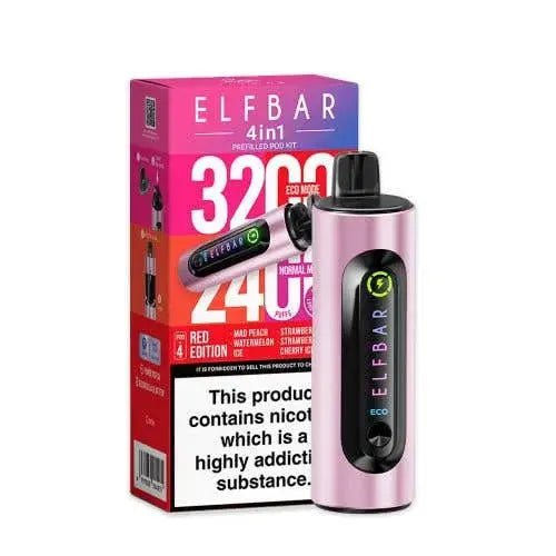 Elf Bar 4 - in - 1 3200 Prefilled Pod Kit (Pack of 5) - varient_name - Planet Puff