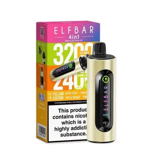 Elf Bar 4 - in - 1 3200 Prefilled Pod Kit (Pack of 5) - varient_name - Planet Puff