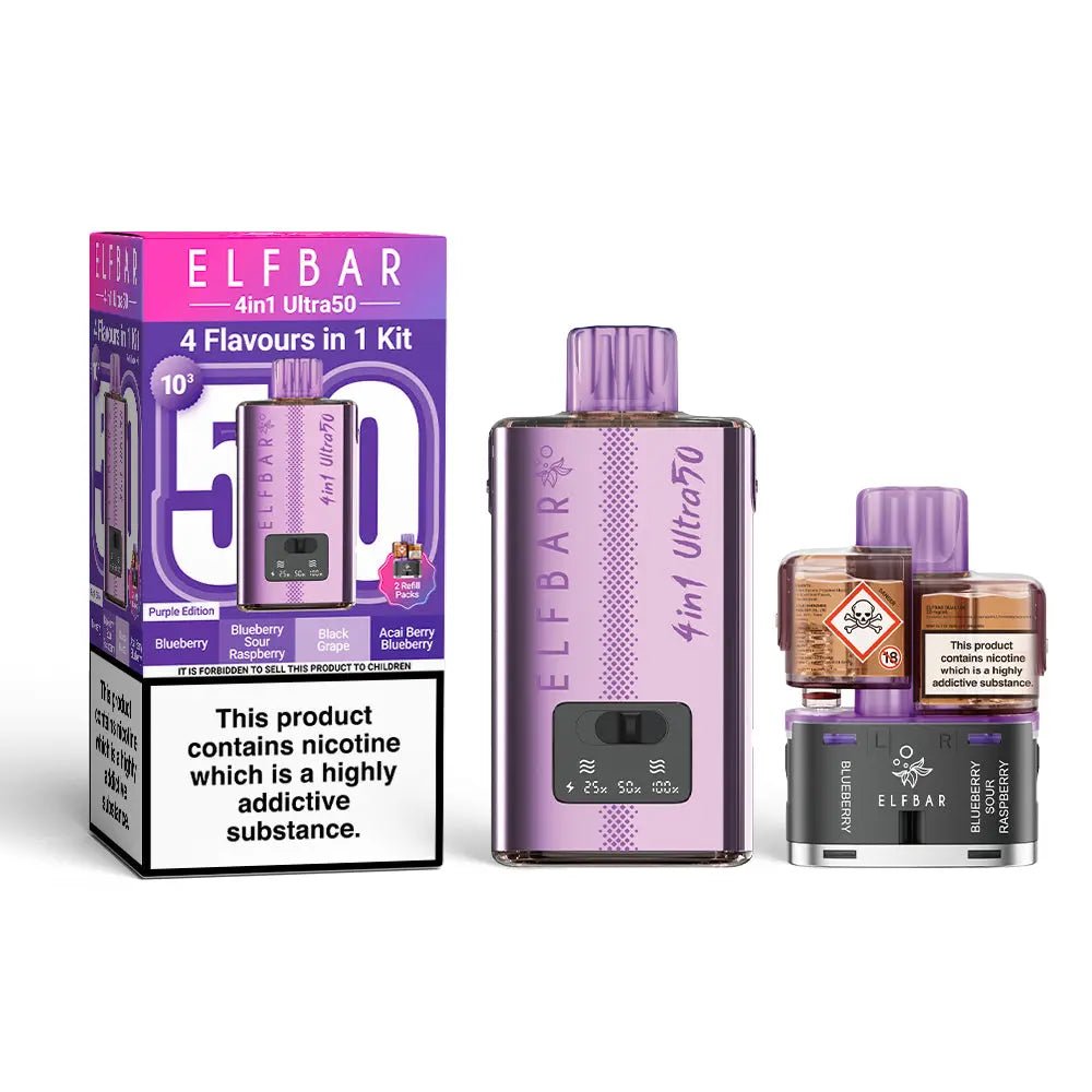 Elf Bar 4 in 1 Ultra 50k Vape Kit - varient_name - Planet Puff