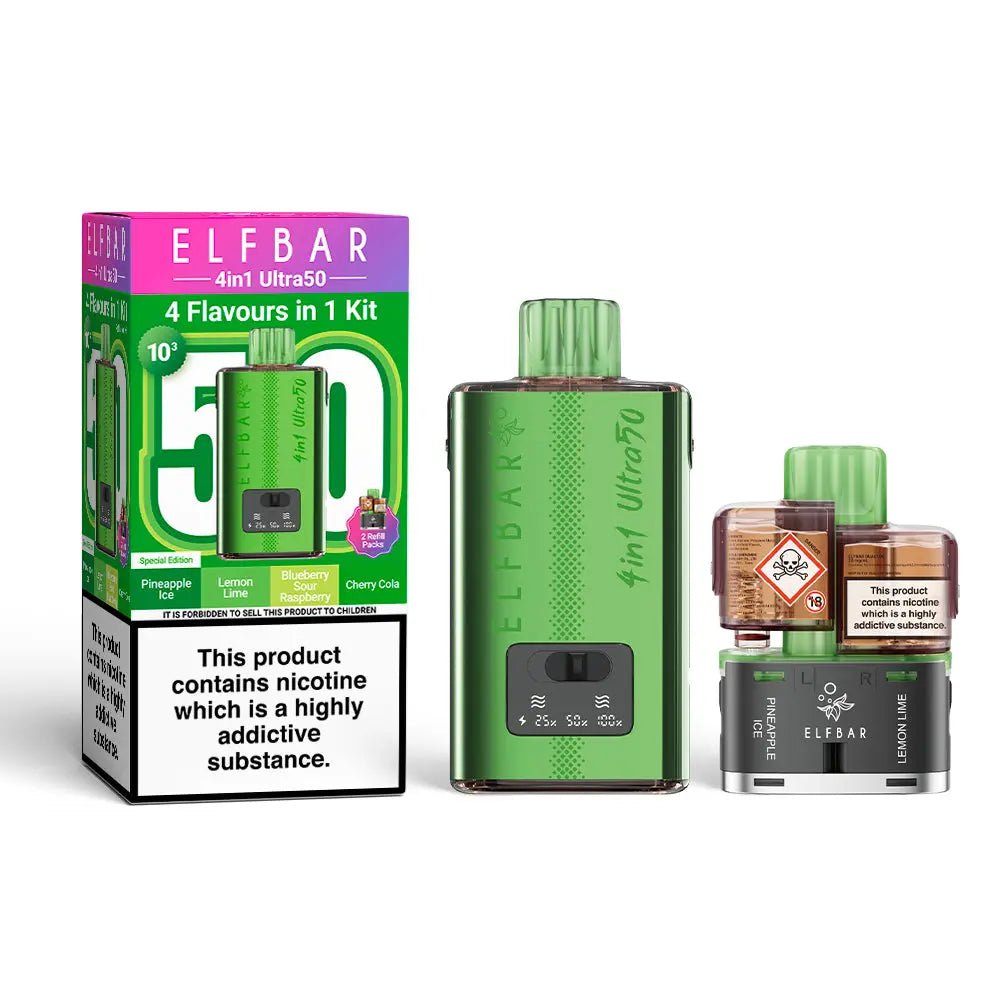 Elf Bar 4 in 1 Ultra 50k Vape Kit - varient_name - Planet Puff