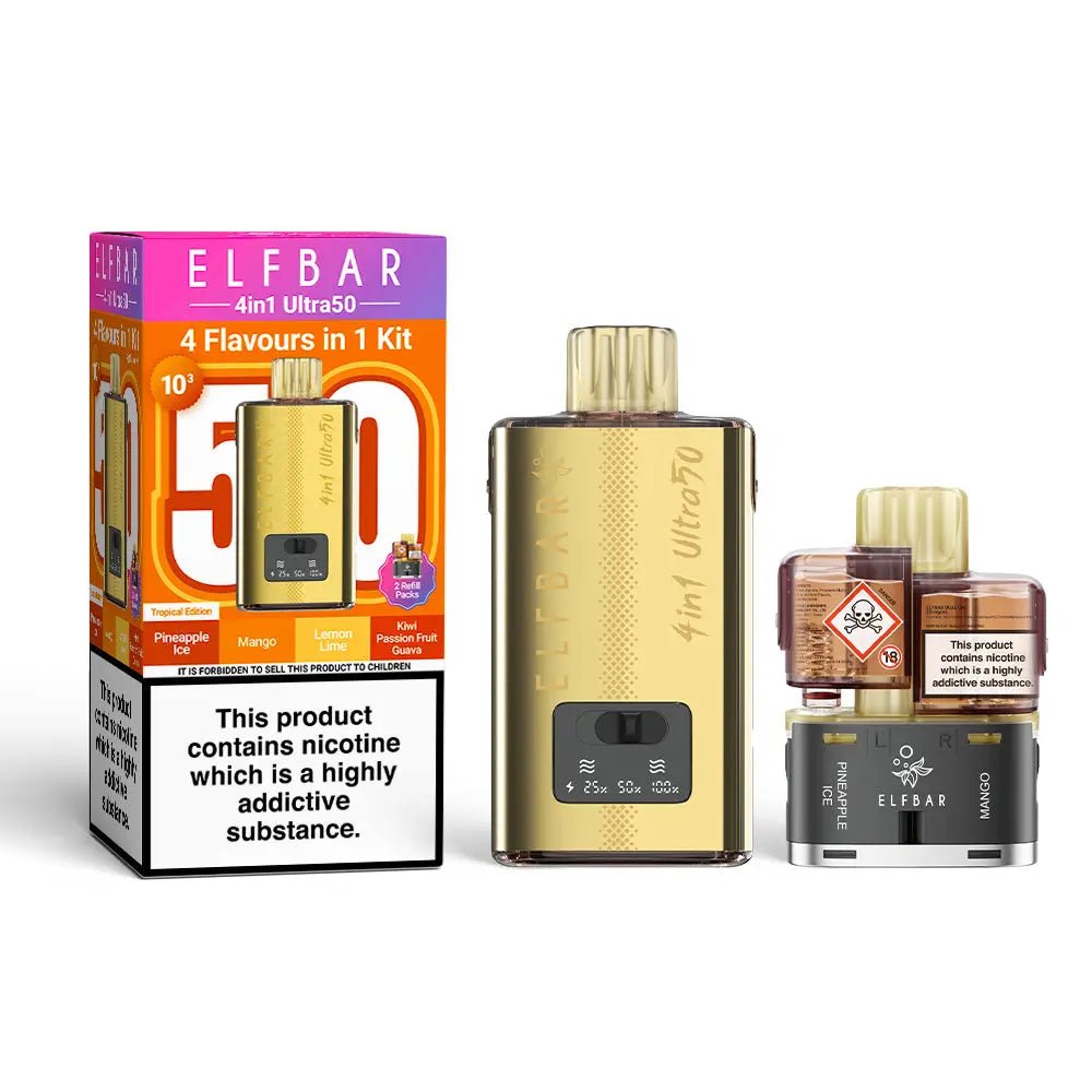 Elf Bar 4 in 1 Ultra 50k Vape Kit - varient_name - Planet Puff