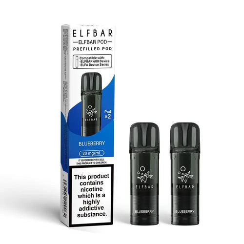Elf Bar 600 Refill Pods (Pack Of 2) - Blueberry-Planet Puff