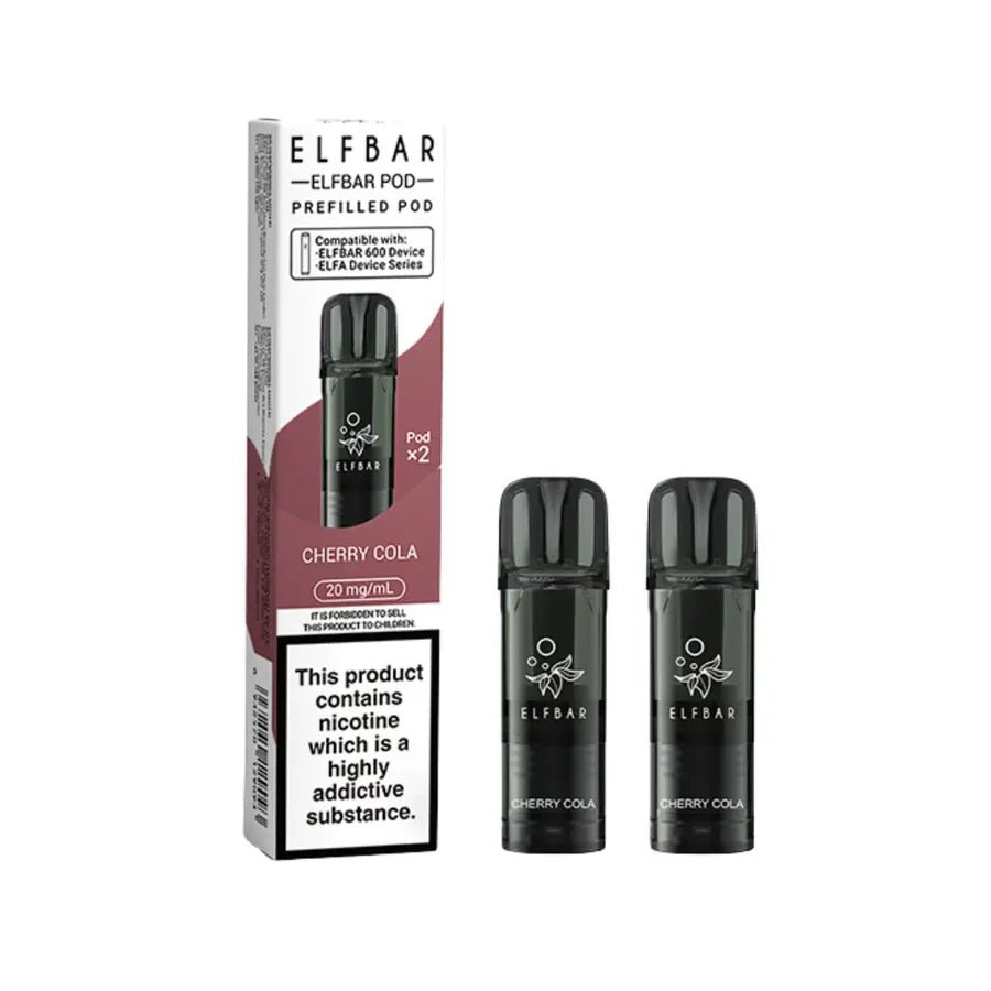 Elf Bar 600 Refill Pods (Pack Of 2) - Cherry Cola-Planet Puff