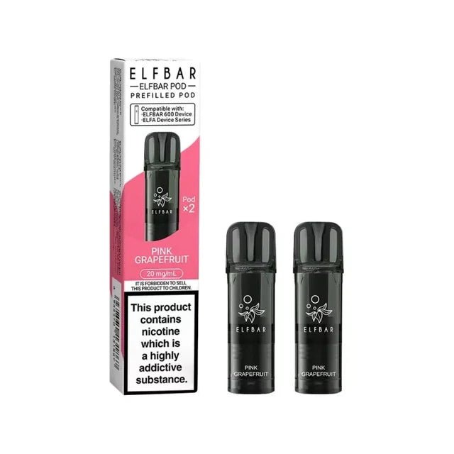 Elf Bar 600 Refill Pods (Pack Of 2) - Pink Grapefruit-Planet Puff