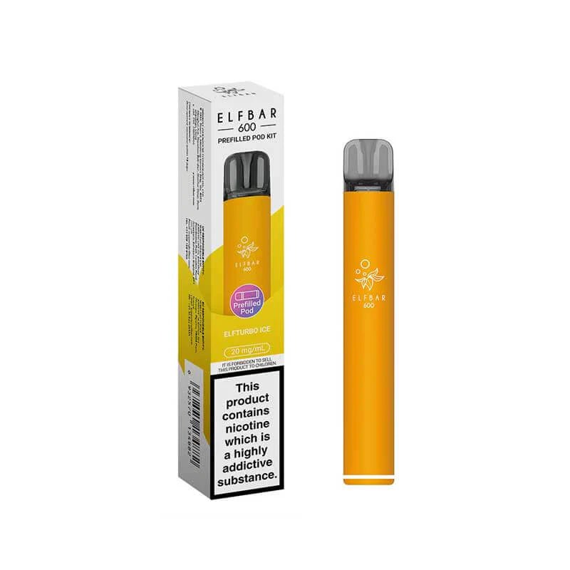 Elf Bar 600 Prefilled Vape Kit - Elfturbo Ice-Planet Puff