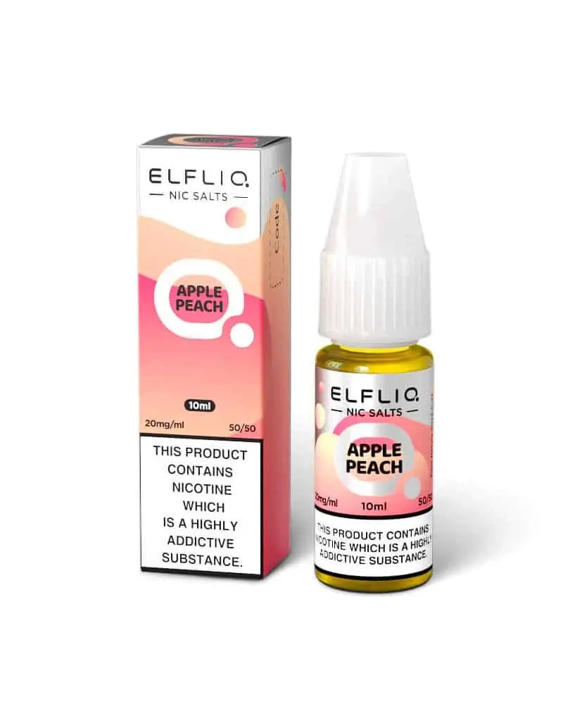 ELFLIQ Nic Salts 10ml | Vape Juice -Apple Peach-Planet Puff