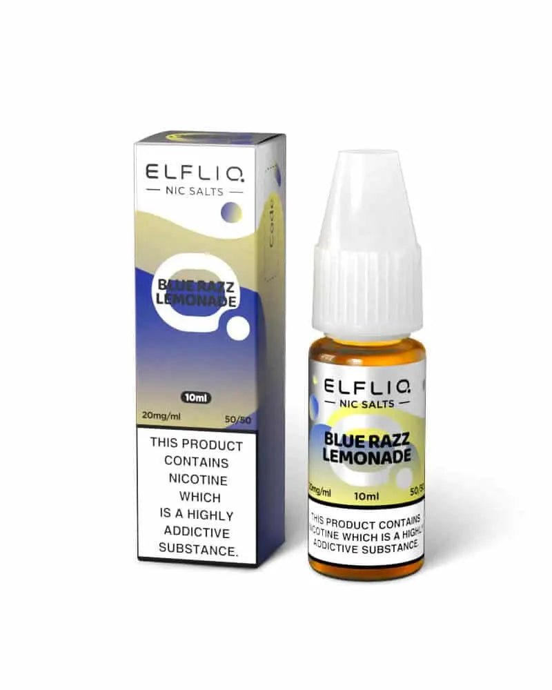 ELFLIQ Nic Salts 10ml | Vape Juice -Blue Razz Lemonade-Planet Puff