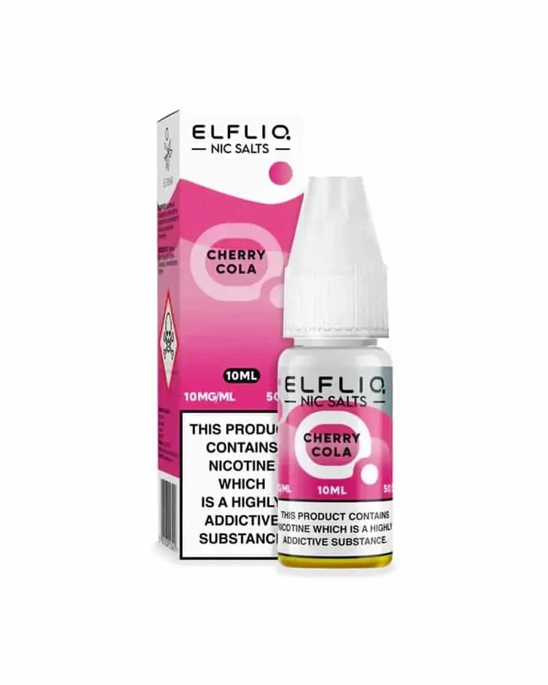 ELFLIQ Nic Salts 10ml | Vape Juice -Cherry Cola-Planet Puff