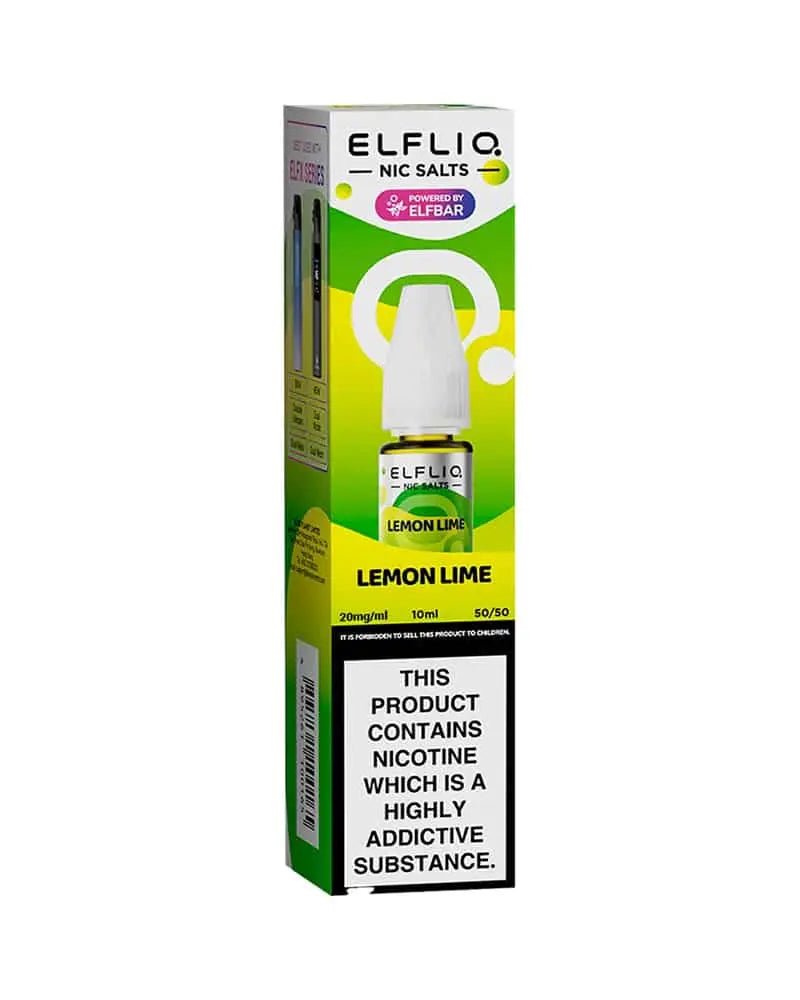 ELFLIQ Nic Salts 10ml | Vape Juice -Lemon and Lime-Planet Puff