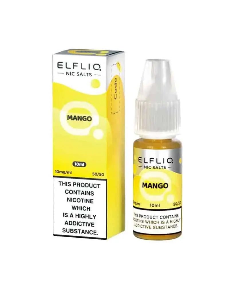 ELFLIQ Nic Salts 10ml | Vape Juice -Mango-Planet Puff