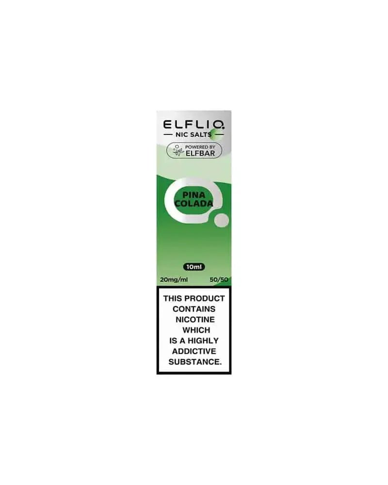ELFLIQ Nic Salts 10ml | Vape Juice -Pina Colada-Planet Puff