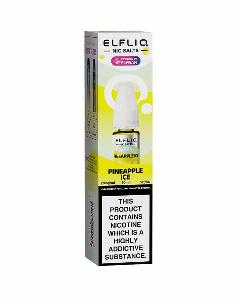 ELFLIQ Nic Salts 10ml | Vape Juice -Pineapple Ice-Planet Puff