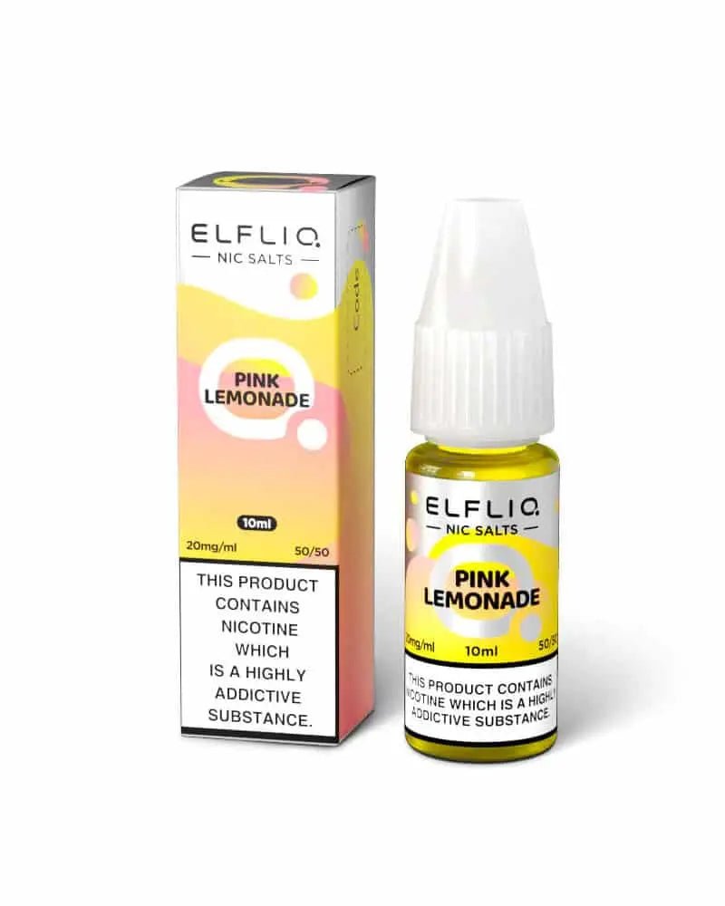 ELFLIQ Nic Salts 10ml | Vape Juice -Pink Lemonade-Planet Puff