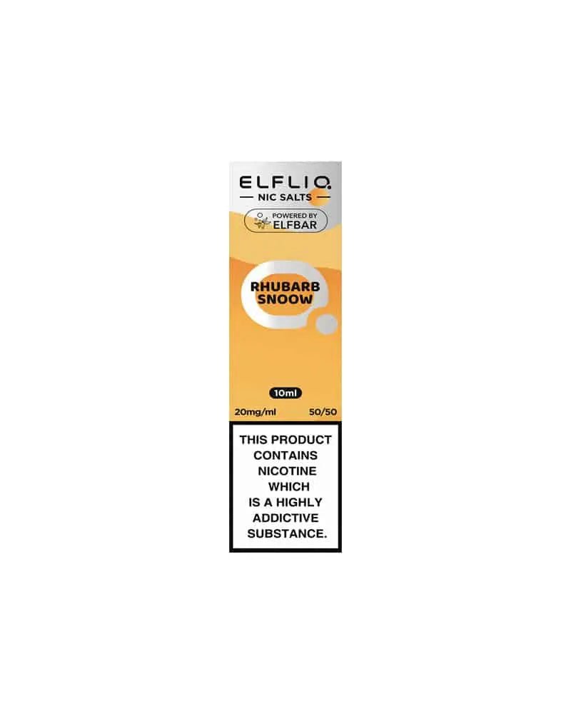 ELFLIQ Nic Salts 10ml | Vape Juice -Rhubarb Snoow-Planet Puff