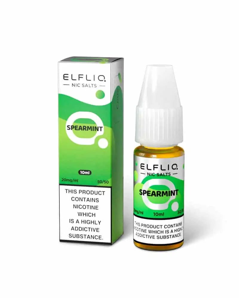 ELFLIQ Nic Salts 10ml | Vape Juice -Spearmint-Planet Puff