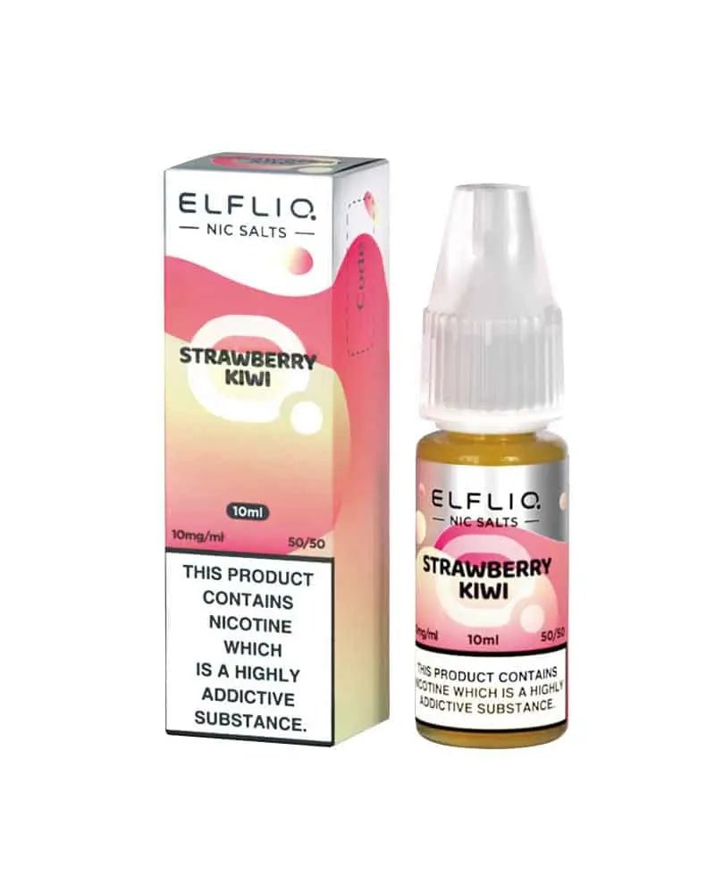 ELFLIQ Nic Salts 10ml | Vape Juice -Strawberry Kiwi-Planet Puff