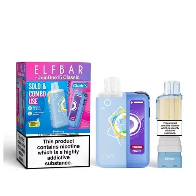 Elf Bar JoinOne 15 Classic Prefilled Pod Kit - Blueberry-Planet Puff