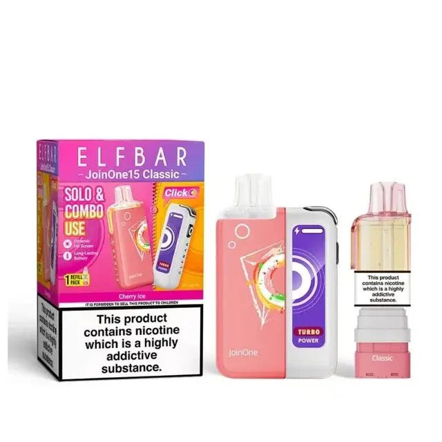 Elf Bar JoinOne 15 Classic Prefilled Pod Kit - Cherry Ice-Planet Puff