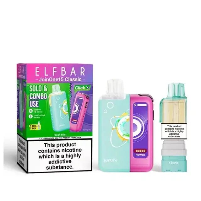 Elf Bar JoinOne 15 Classic Prefilled Pod Kit - Fresh Mint-Planet Puff
