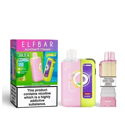 Elf Bar JoinOne 15 Classic Prefilled Pod Kit - Strawberry Kiwi-Planet Puff