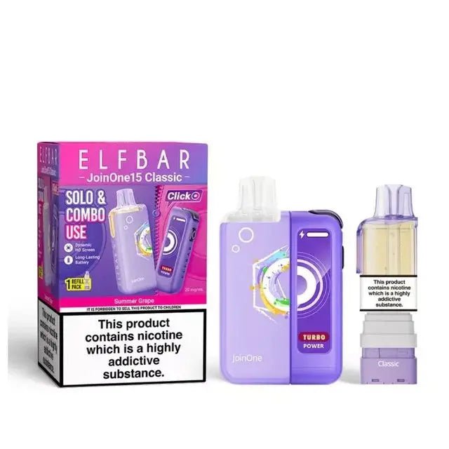 Elf Bar JoinOne 15 Classic Prefilled Pod Kit - Summer Grape-Planet Puff