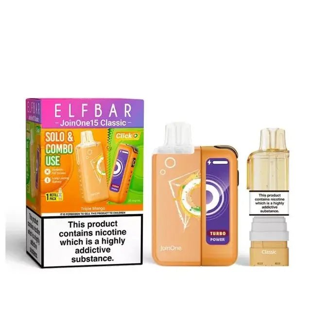 Elf Bar JoinOne 15 Classic Prefilled Pod Kit - Triple Mango-Planet Puff