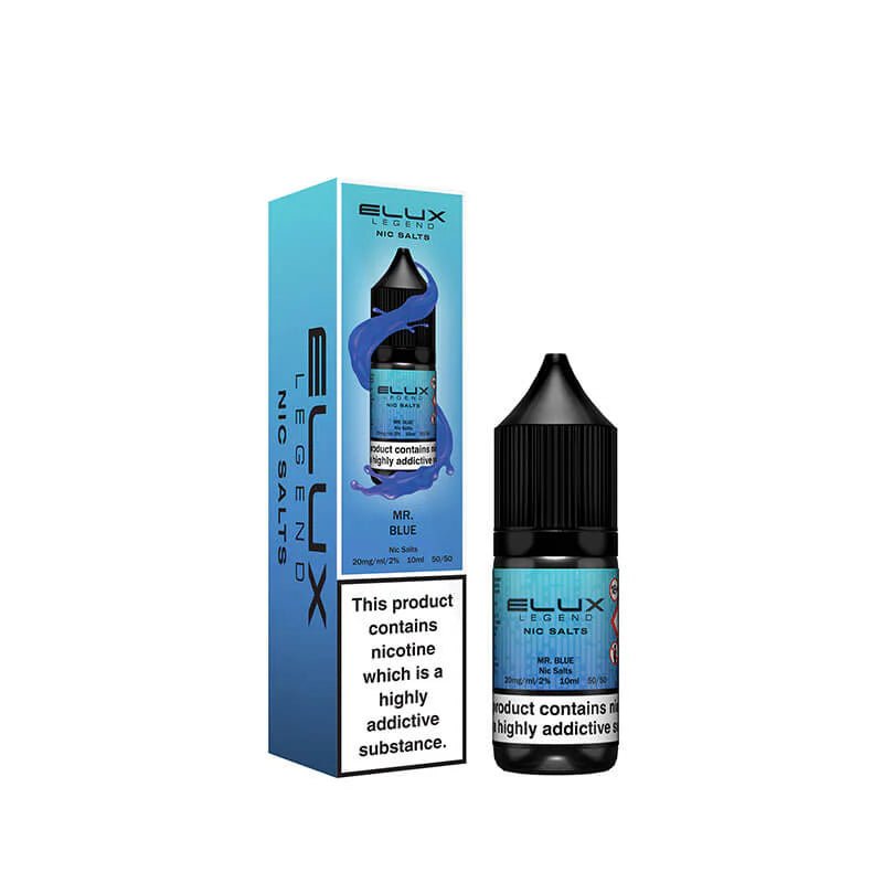 Elux Eliquid Nic Salts 10ml (Pack of 10) | Elux Vape Juice - 10mg-Mr Blue-Planet Puff