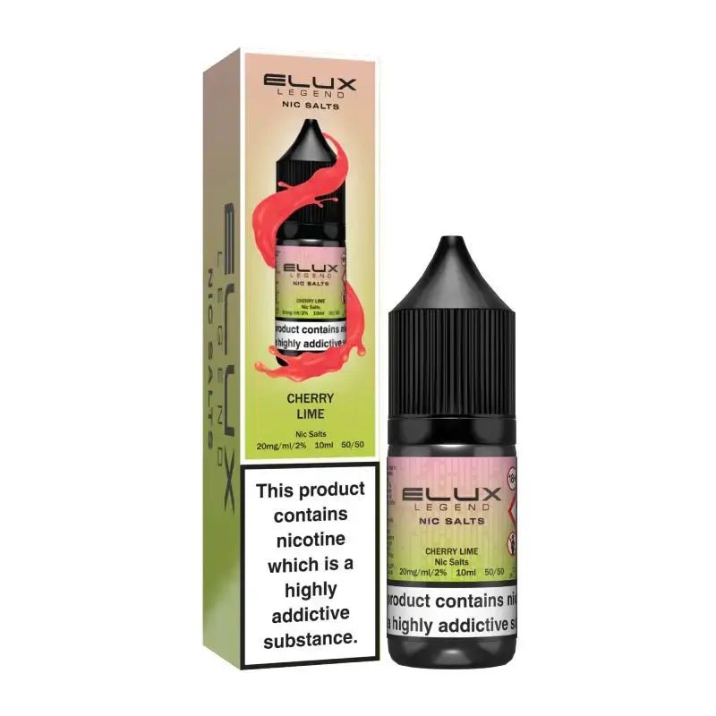 Elux Eliquid Nic Salts 10ml (Pack of 10) | Elux Vape Juice - 10mg-Watermelon Ice-Planet Puff